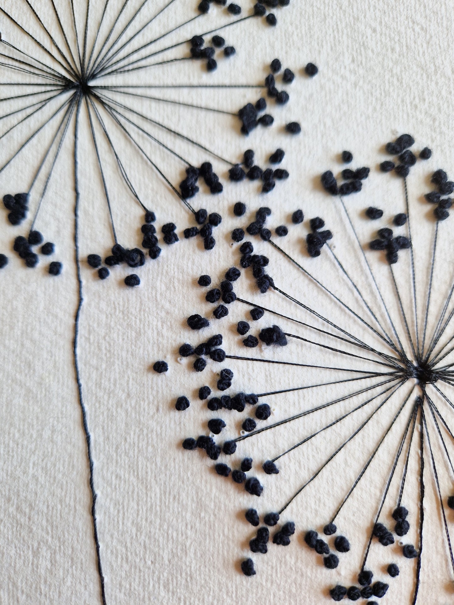 Allium Paper Embroidery