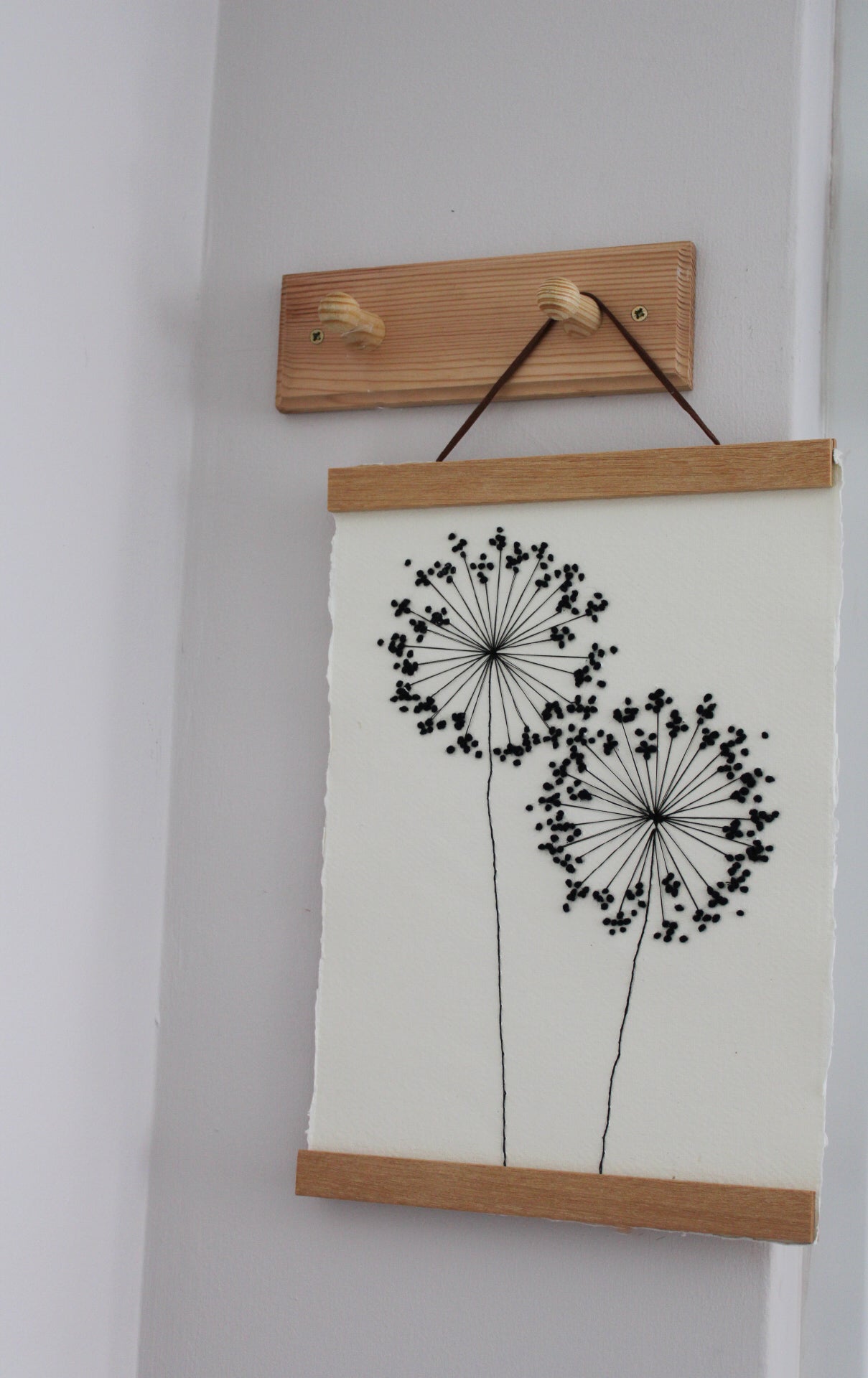 Allium Paper Embroidery