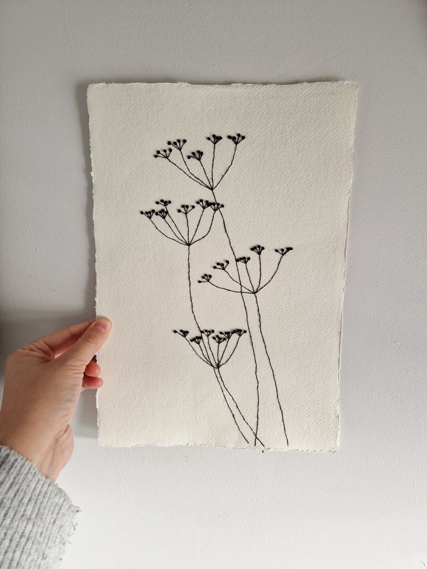 Meadow Paper Embroidery