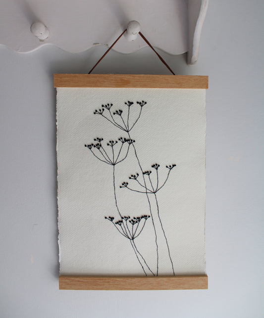 Meadow Paper Embroidery