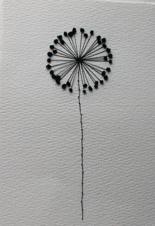 Dandelion Paper Embroidery